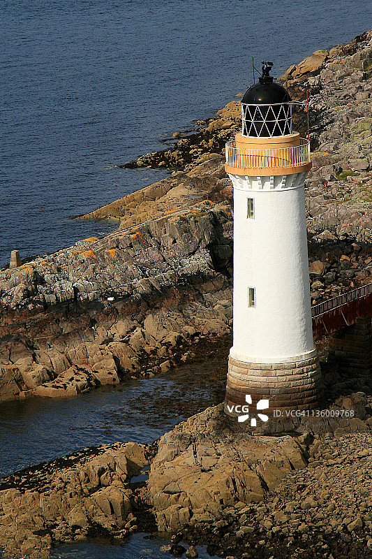 斯凯桥上的灯塔图片素材