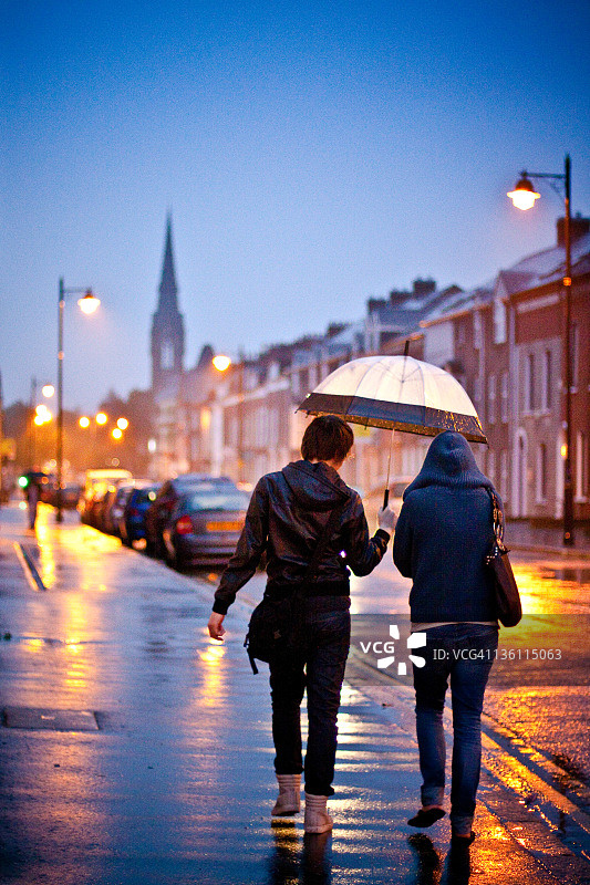 雨中的贝尔法斯特图片素材
