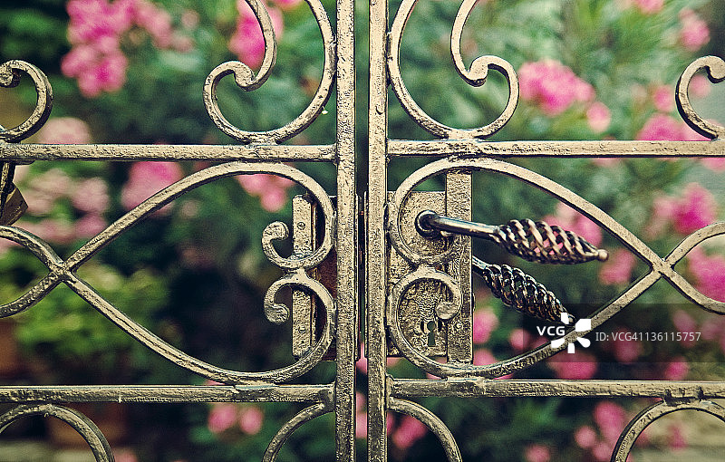 花园大门图片素材