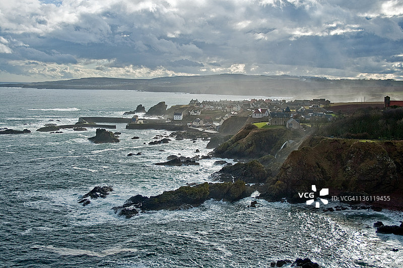 伯威克郡圣艾布斯图片素材