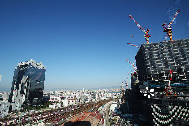 梅田蓝天大厦图片素材