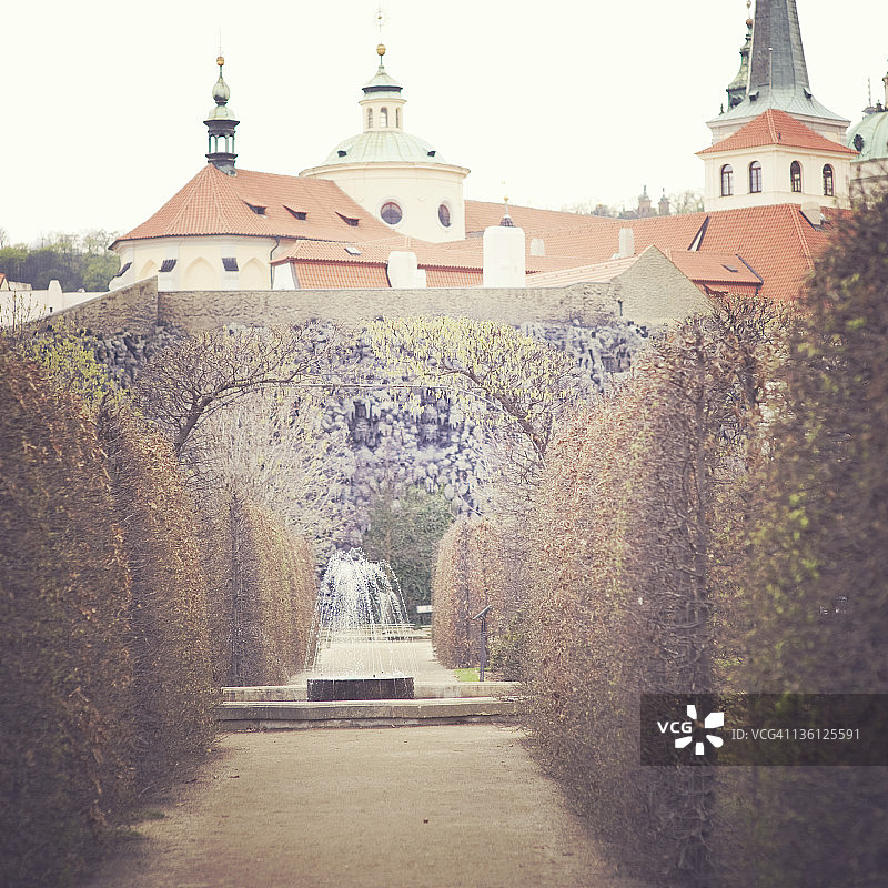 布拉格瓦伦斯坦花园图片素材