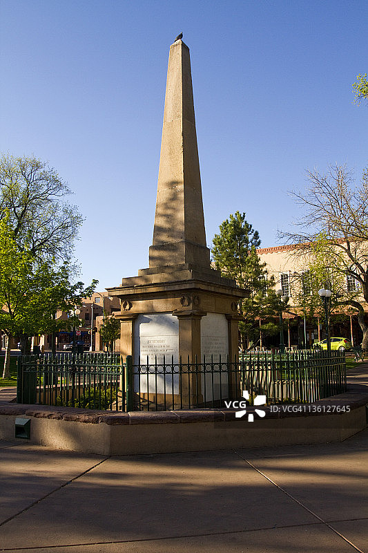 新墨西哥州圣达菲纪念广场图片素材