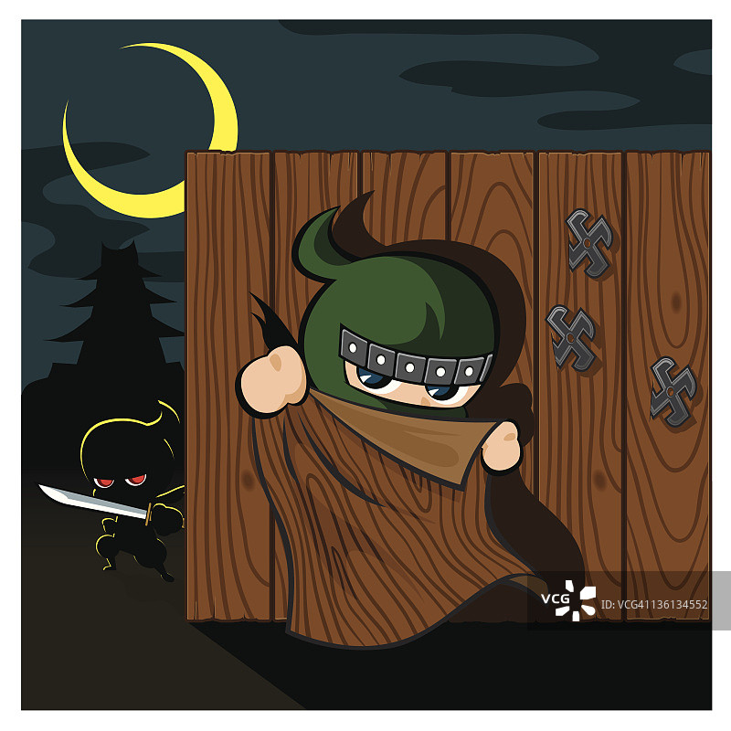 绿色忍者图片素材