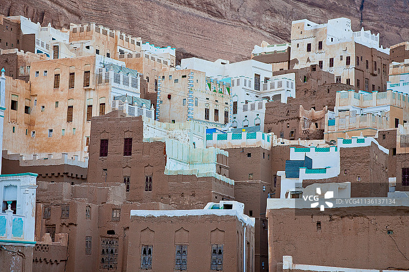 泥砖房村庄图片素材