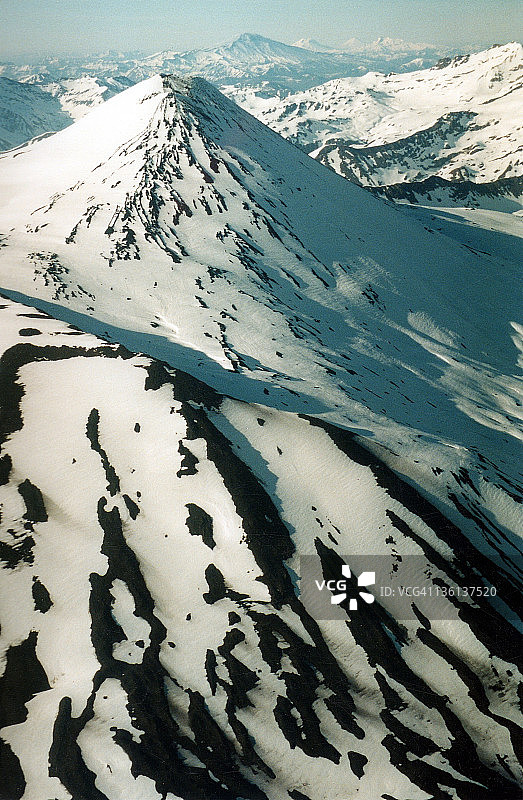 安图科火山图片素材
