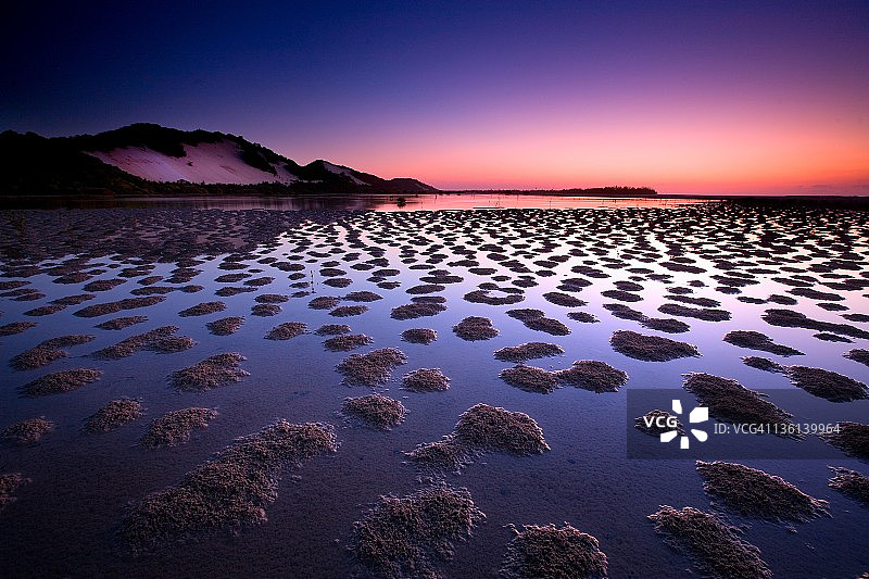 海滩日落图片素材