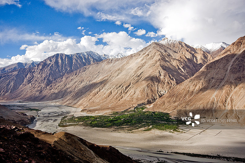 努布拉山谷风光图片素材
