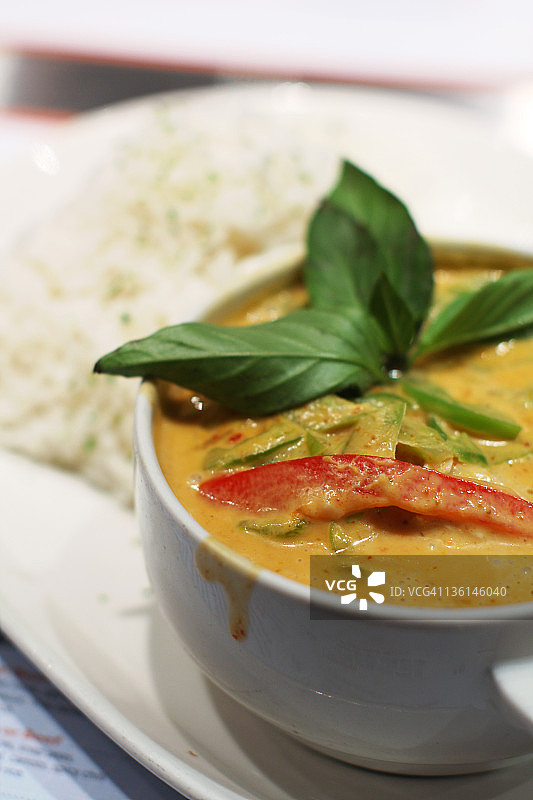 槟城咖喱与茶叶图片素材