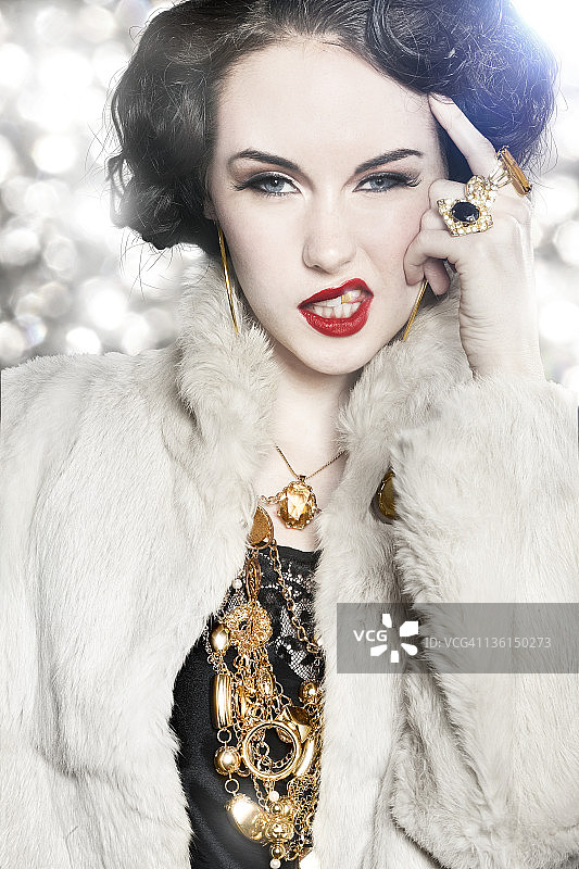 迷人的女人图片素材