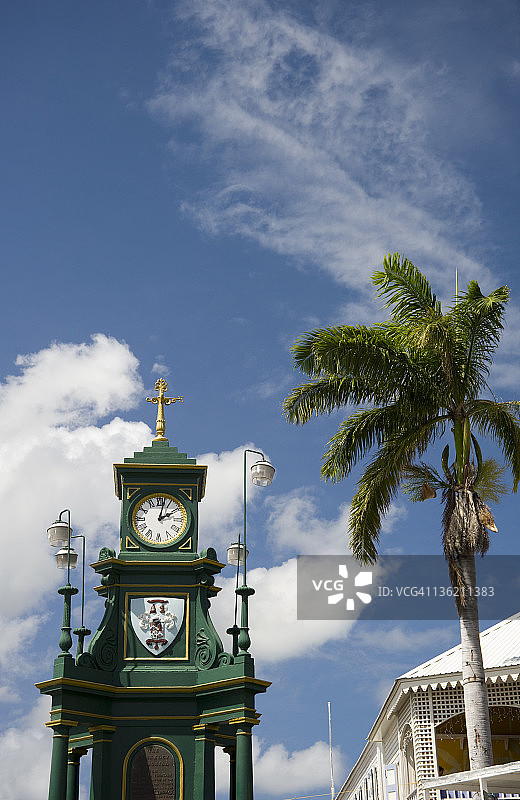 尼维斯岛查尔斯敦图片素材