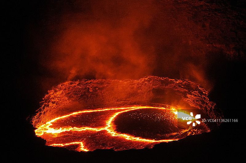 埃尔塔阿雷火山图片素材