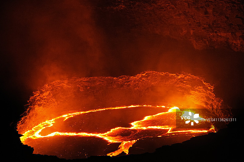 埃尔塔阿雷火山图片素材