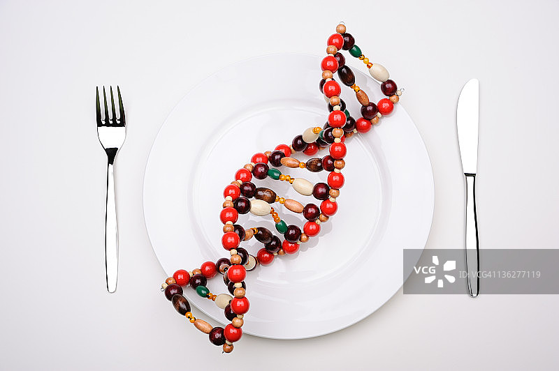 培养皿上的DNA分子图片素材