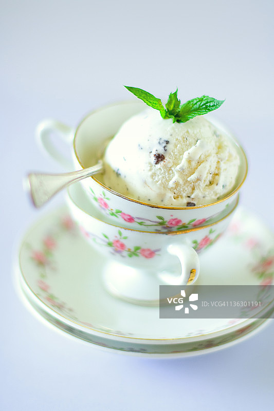 巧克力曲奇冰淇淋图片素材