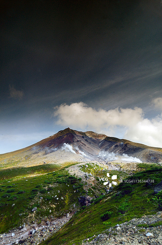 日本北海道旭岳图片素材