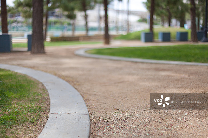 公园里的小路图片素材