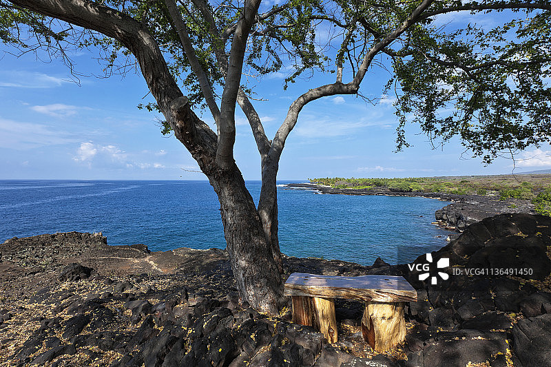 普吾霍努阿国家公园阿拉哈卡湾宁静之地图片素材