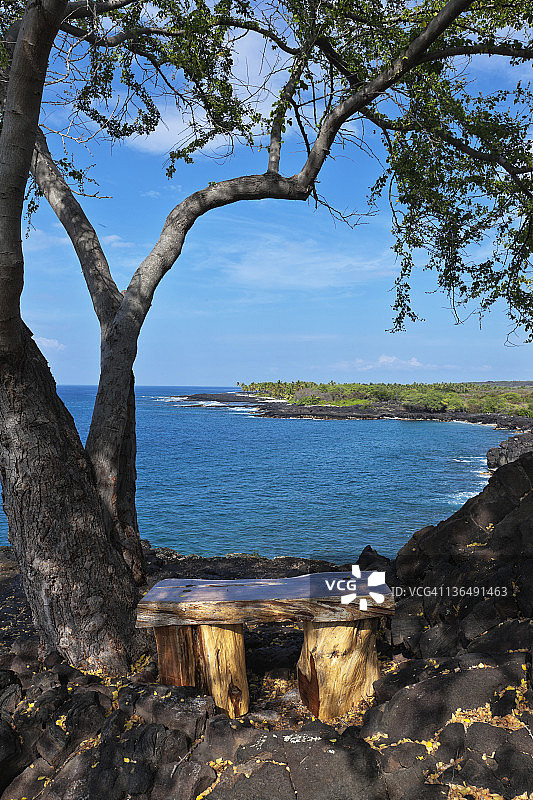普吾霍努阿国家公园阿拉哈卡湾宁静之地图片素材