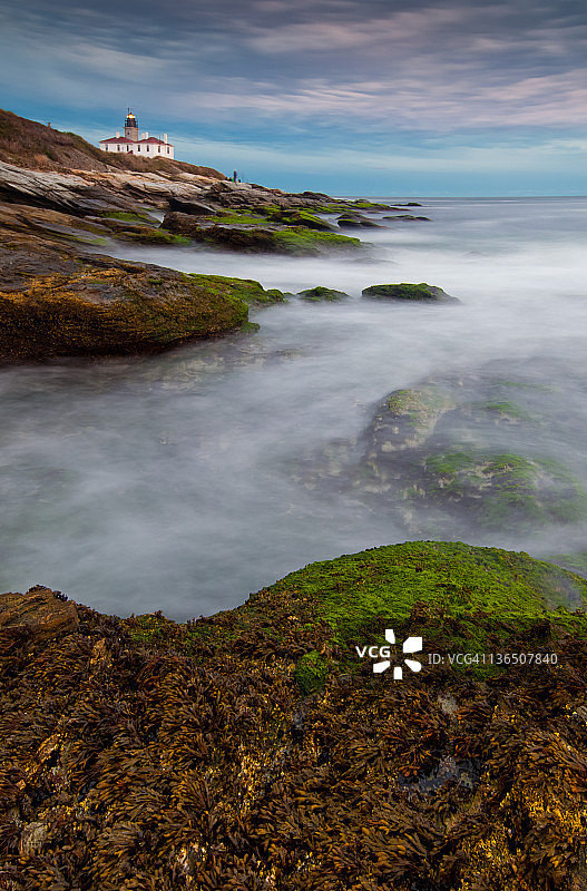 海狸尾灯塔图片素材