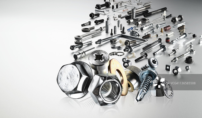 各种五金紧固件合集图片素材