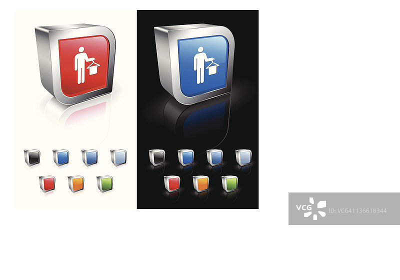 干洗配送3D免版税矢量艺术作品图片素材