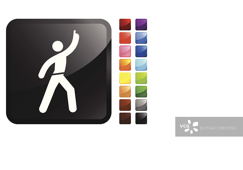 免版税的迪斯科舞者矢量素材图片素材