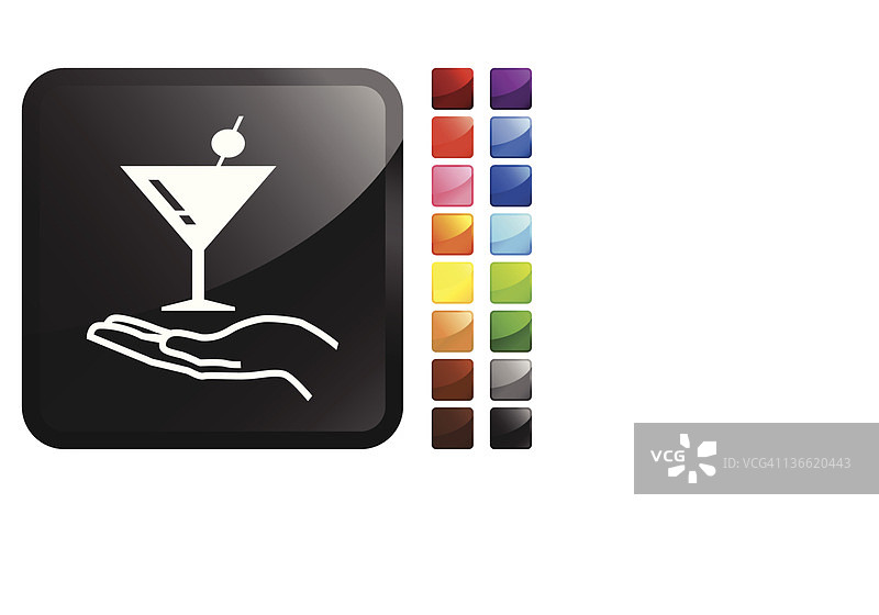 马提尼酒免版税矢量艺术图片素材