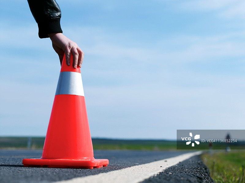 交通锥标图片素材