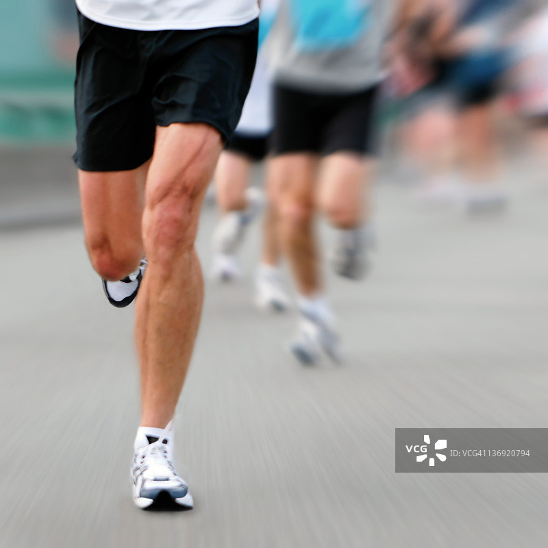 马拉松赛跑者图片素材