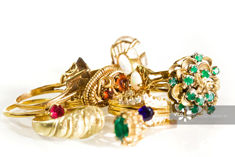 复古戒指系列图片素材