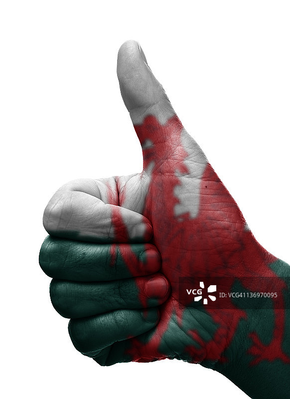 威尔士点赞图片素材