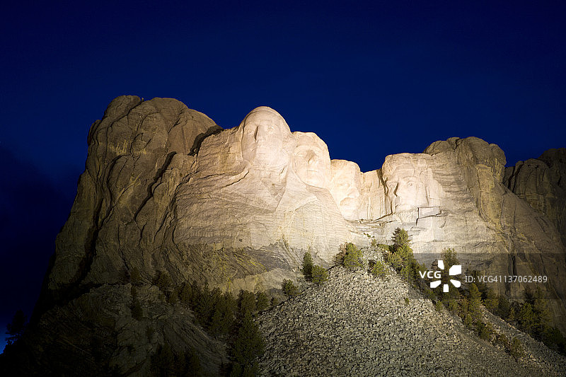 拉什莫尔山，黑山图片素材