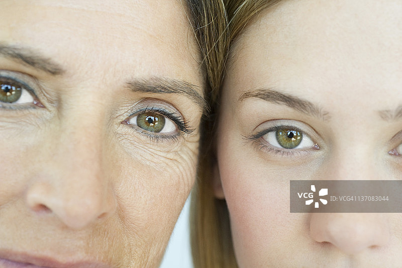 母女特写图片素材