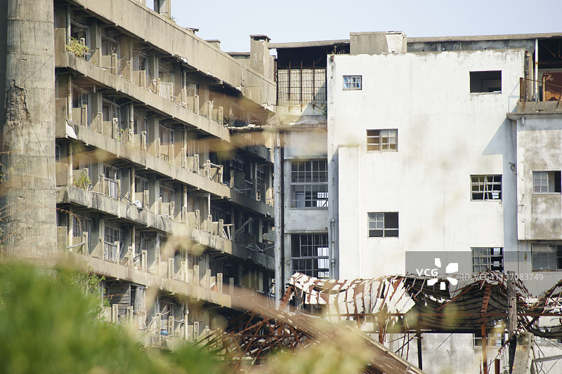 军舰岛（端岛），日本九州长崎县图片素材