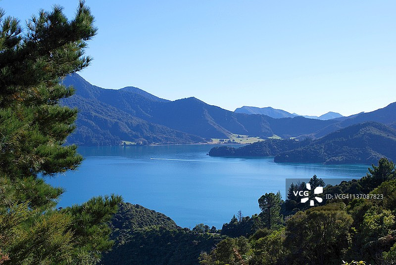 新西兰马尔堡凯内普鲁海峡图片素材