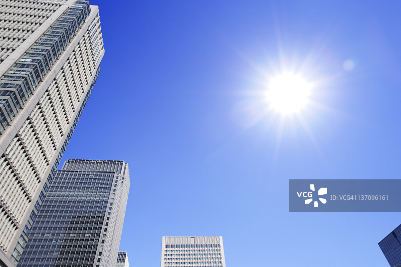 丸之内大厦和摩天大楼图片素材
