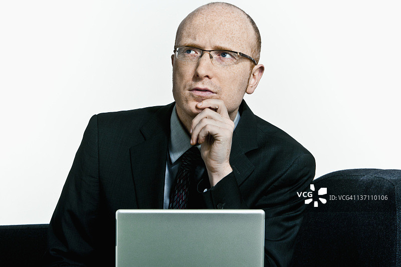 男商人工作室肖像图片素材