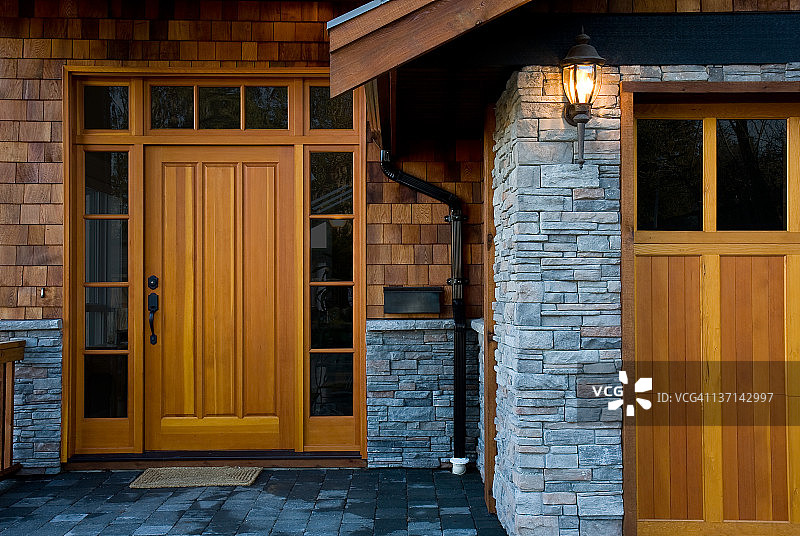 新西海岸住宅入口图片素材