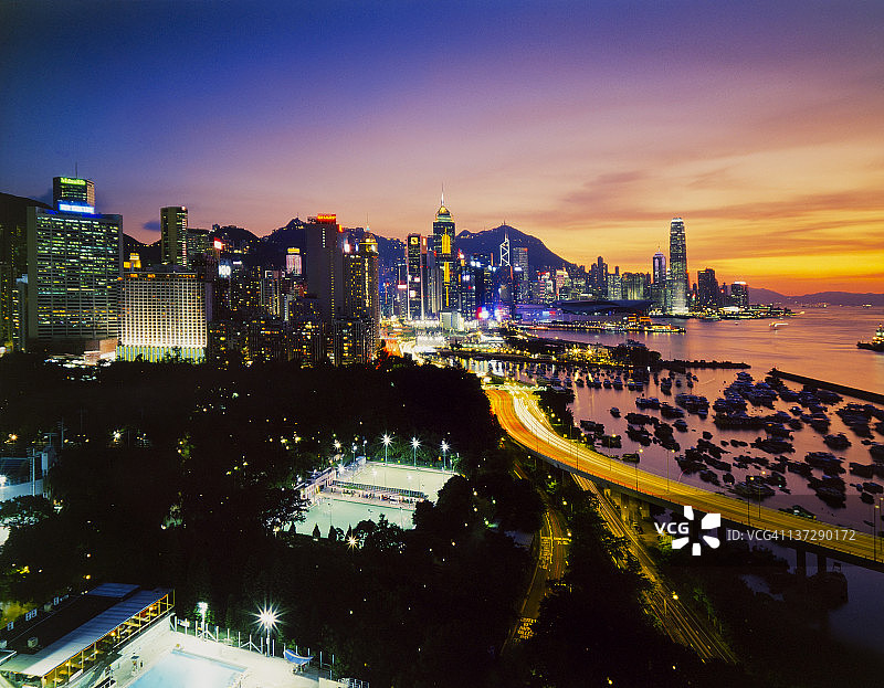 维多利亚港图片素材