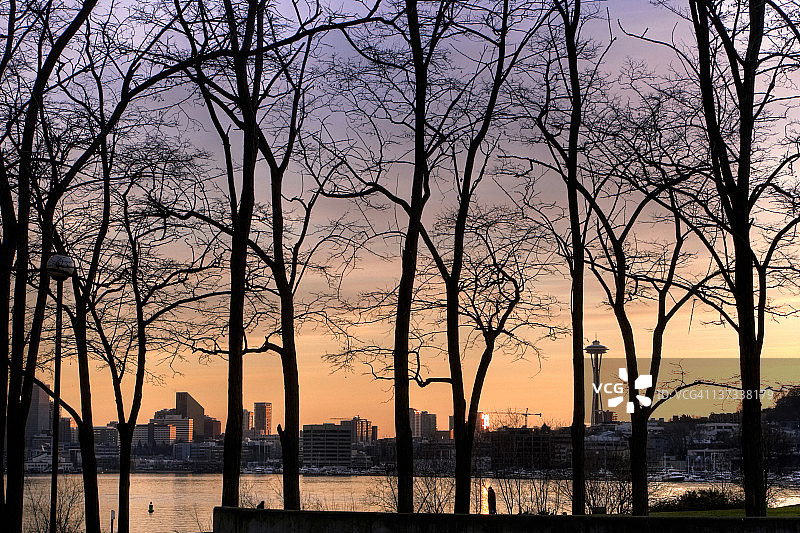 西雅图的天空图片素材