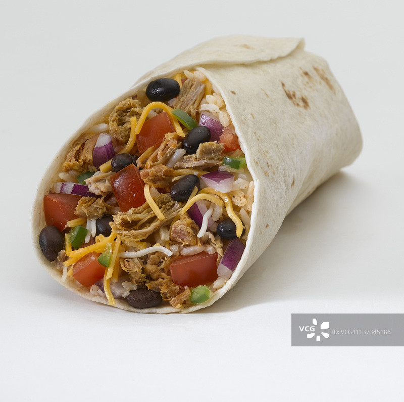 猪肉卷饼图片素材