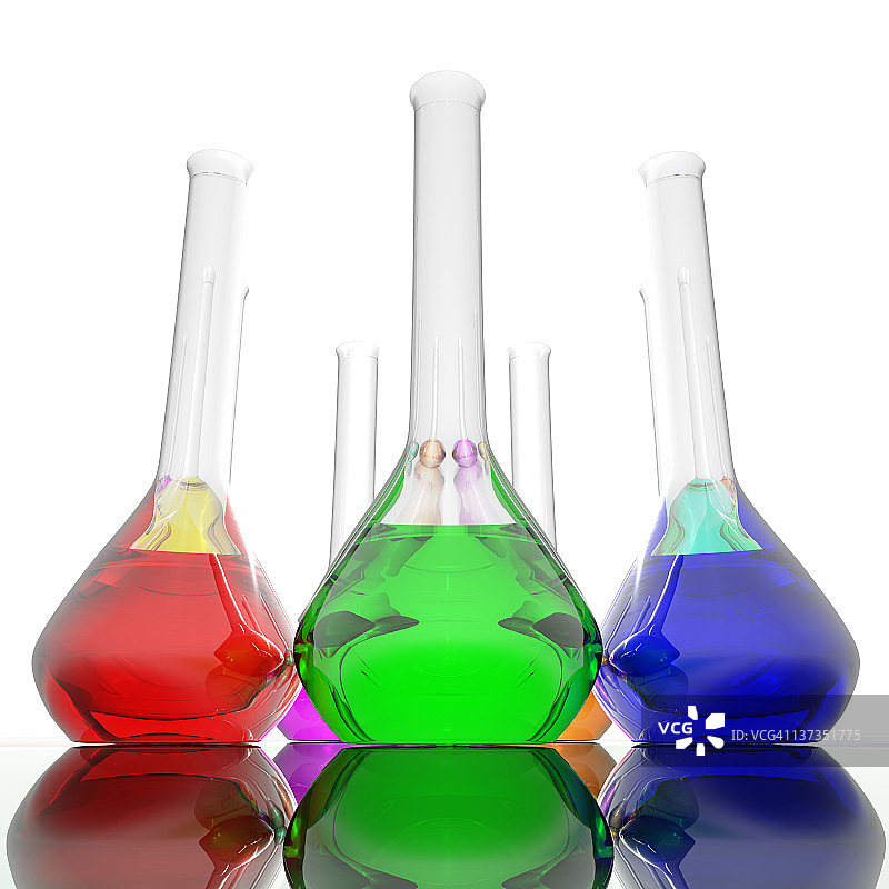 彩色试管图片素材