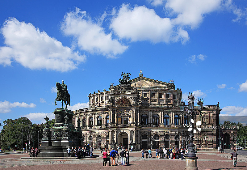 德国德累斯顿：森珀歌剧院图片素材