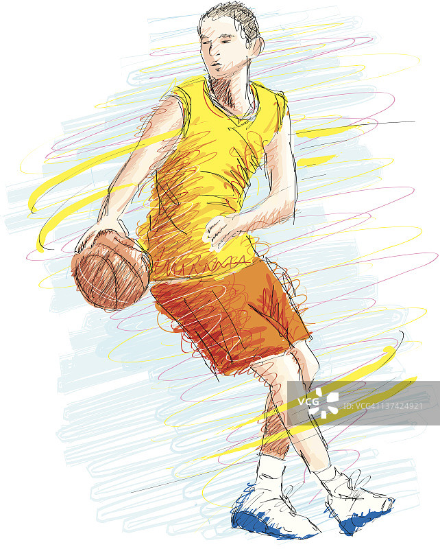 篮球运动员图片素材