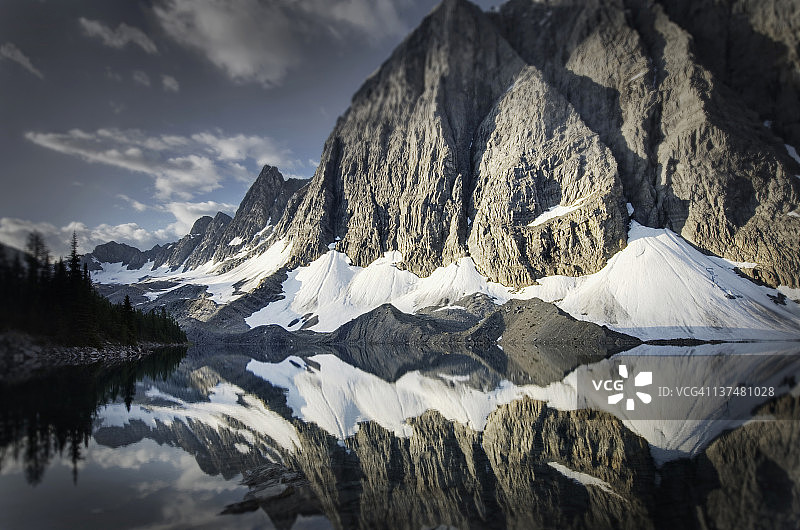 不列颠哥伦比亚省库特尼国家公园弗洛湖图片素材