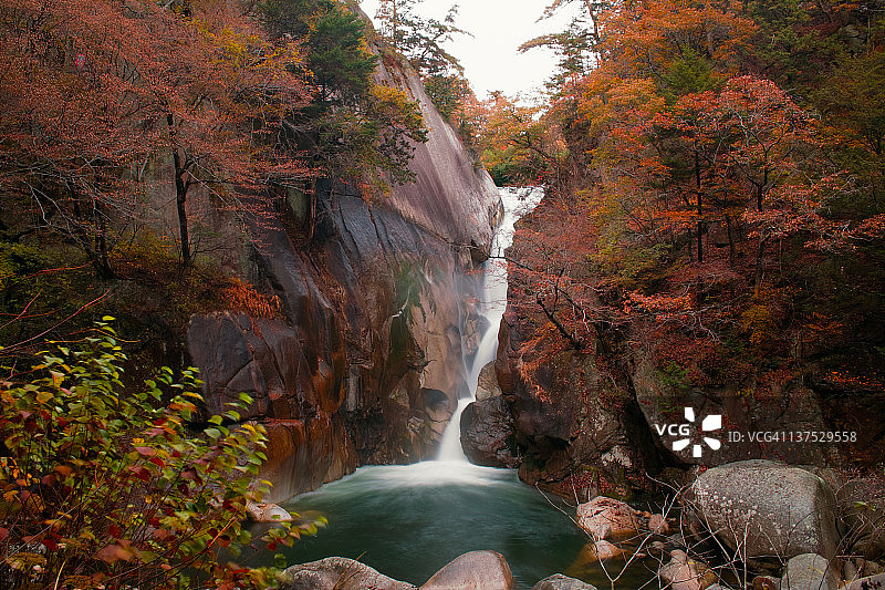 仙娥瀑布图片素材