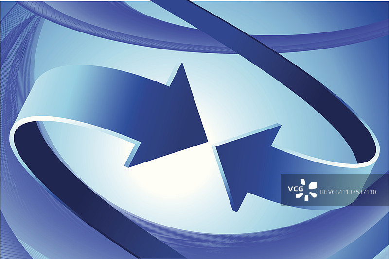 抽象背景上的双箭头图片素材