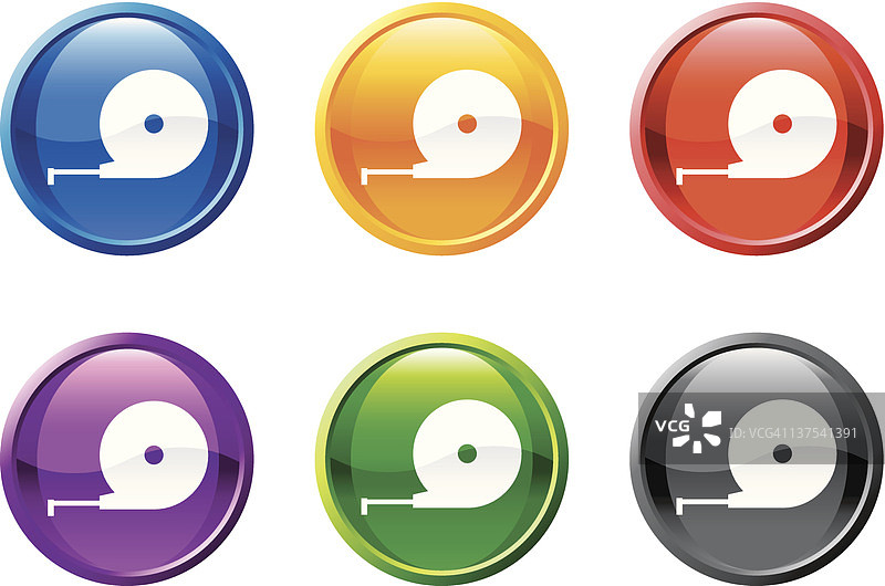 卷尺免版税矢量图标圆形按钮图片素材