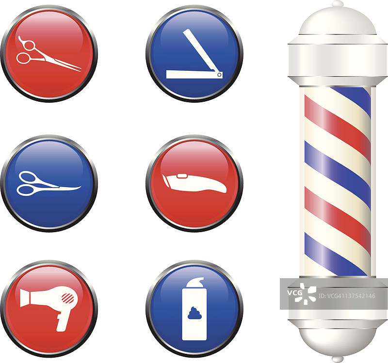 理发店设备免版税矢量素材图片素材